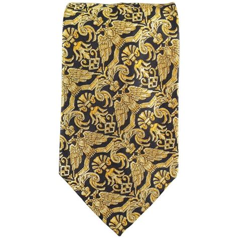 versace tie gold|Versace tie price.